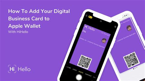 apple nfc business card|digital card for apple wallet.